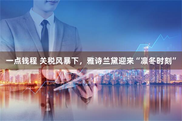 一点钱程 关税风暴下,雅诗兰黛迎来“凛冬时刻”